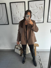 Charger l&#39;image dans la galerie, Blazer oversize chocolat