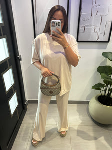 Ensemble oversize beige