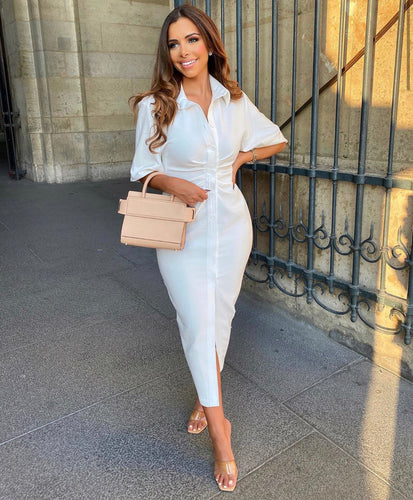 Robe chic Blanc